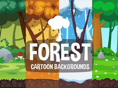 Forest 2D Game Backgrounds 2d backgrounds game game design gamedev gaming