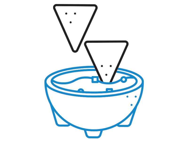 Chip & Dip animation chip dip food illustration