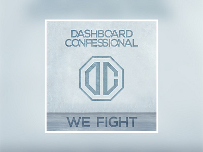 Dashboard Confessional "We Fight" album cover graphics music single