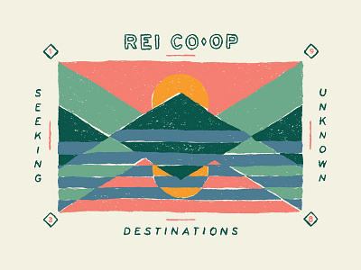 Seeking the Unknown illustration lettering outdoors rei co op