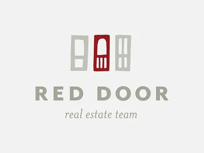 Red Door Primary Logo branding illustration logo logo design vector