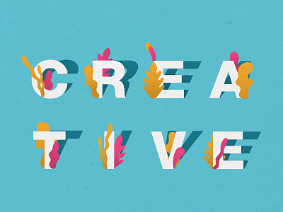 CREATIVE design graphic illustration ilustracion reative type typedaily