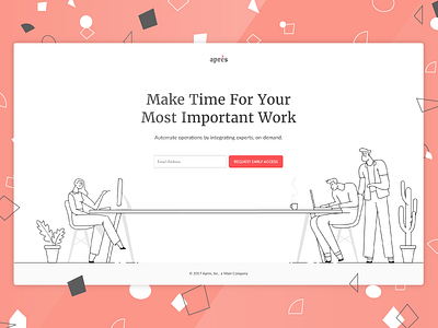 New Signup Page illustration minimal pattern sign up signup startup web