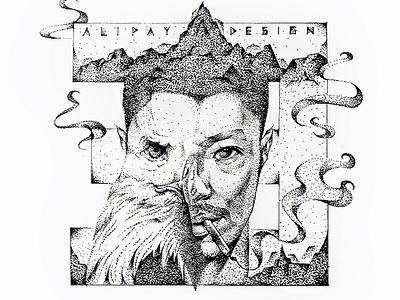 UED Leader 3th alibaba draw gift handmade illustration painting