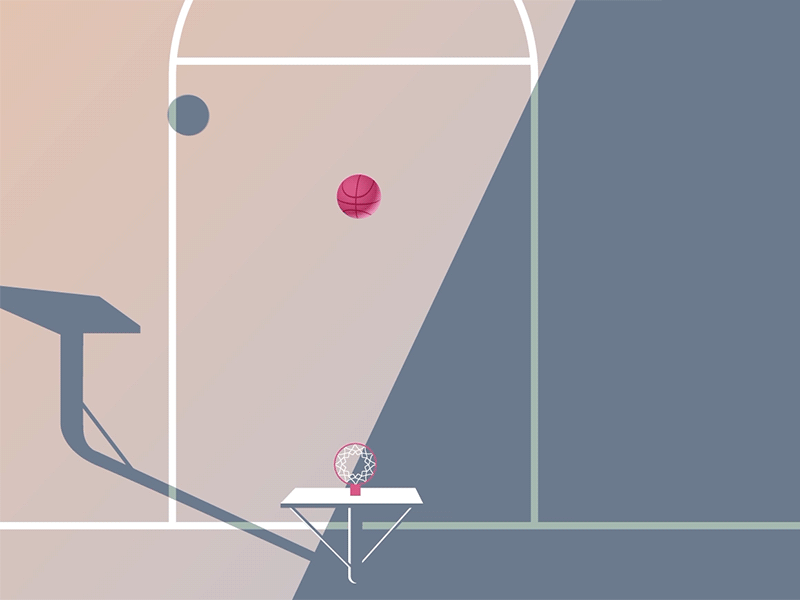 基本审美系列—篮球A basketball illustrator sport ui