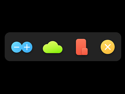 Strength app feature icons features fitness icons ios landing page strength strong workout