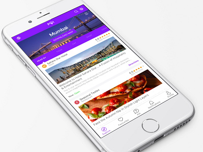 Point of Interest Concept App coffee destination entertainment food local restaurants location point of interest tourist