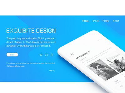 Exquisite design ui