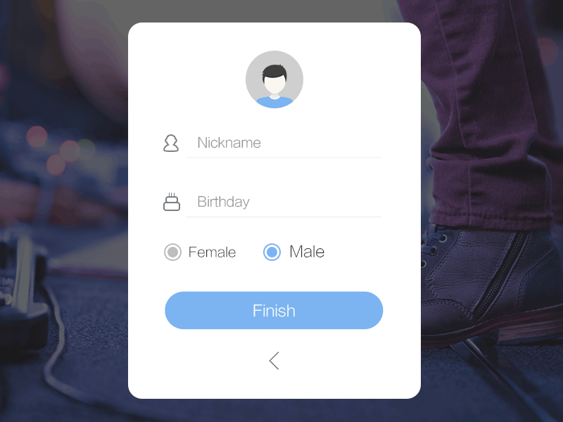 Choose a gender app choose gender illustration