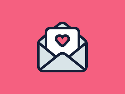 Love Letter envelope heart icon letter love