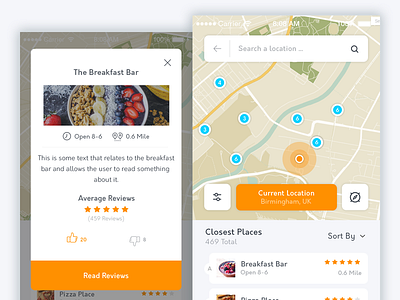 Location Tracking V1 app design experience flat icon interaction interface ios product ui user ux