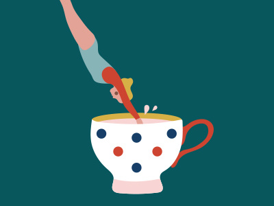 From hot to cold season colors illustration illustrator mood shot tea winter