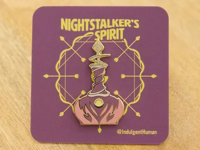 Nightstalker’s Spirit Pin bioshock destiny enamel pin gaming pin video games