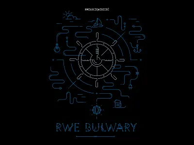 Sailing wheel key visual bartosz włodarczyk design electricity energy innogy key visual rwe sailing sailing wheel vector wheel