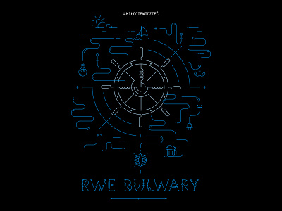 Sailing wheel key visual bartosz włodarczyk design electricity energy innogy key visual rwe sailing sailing wheel vector wheel