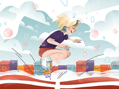 Danish Children dudzik illustration iza polish