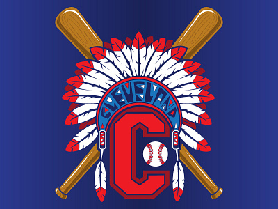 Cle Headdress ball baseball bats cle cleveland feathers headdress indians