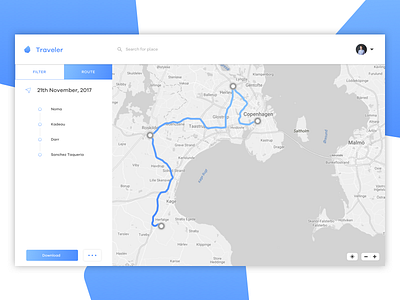 Travel Planner — UI Weekly Challenges-Season 02 / W [3/10] interactive planner sketch travel trip ui ux web weekly ui