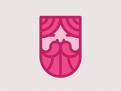 Hello Dribbble! ball beard face gentleman logo style stylish