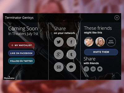 Terminator Genisys Player UI