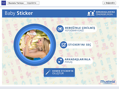 Mustela Baby Sticker