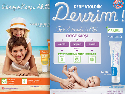 Mustela Newspaper Ads