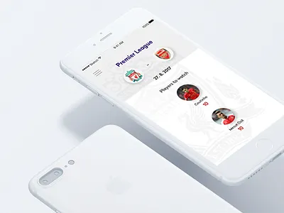 Dribble design graphic design mobile app soccer uxui