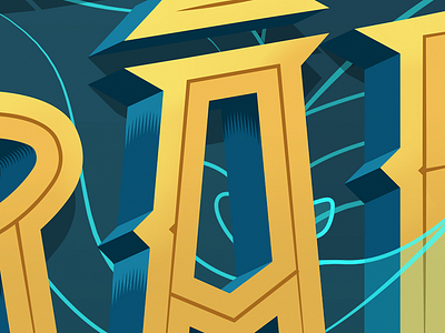 Detail_ CorderoGráficos detail graphicdesign illustration lettering print type vector wip