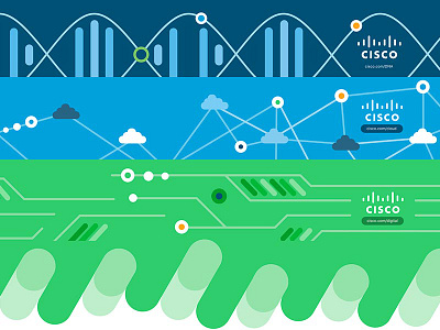 Cisco Footer Explorations animated footer