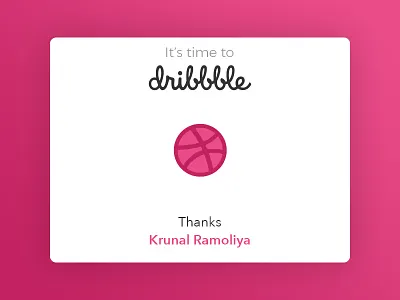 It's time to Dribbble!!! debut dribbble first shot