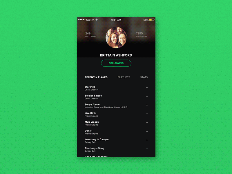 Browse thousands of Spotify Profile images for design inspiration ...