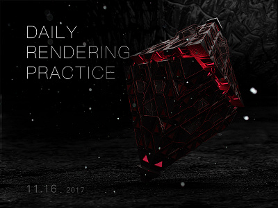 Pyramid on Pluto - 1 black red concept pyramid rendering sci fi