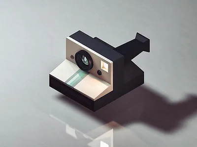 Picture Perfect 3d c4d camera cinema 4d lighting materials model polaroid render texture