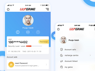 User center ui