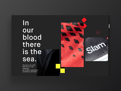 Lookbook SLAM animation black clean dailyui design digital flat gif minimal ui ux web design