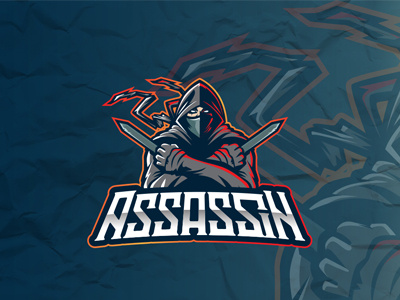 Assassin eSports Logo | Assassin Mascot Logo assassin esports gaming logo mascot ninja sale sports team