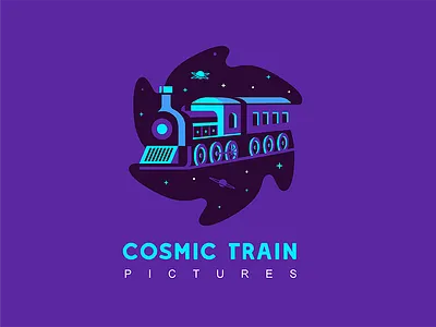 Cosmic Train Pictures V1 cosmic cosmos logo movie nebula planet retro space star train universe video