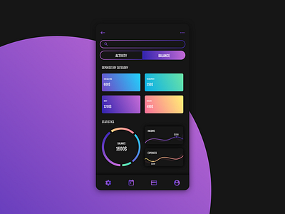 MONEY app clean digital experience everyday flat interface minimal sketchapp ui wallet web