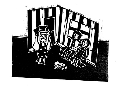The Secret Box book illustration graphic illustrated illustration print printmaking