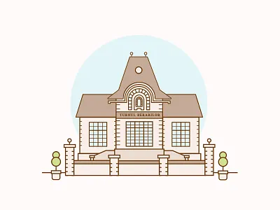 Local Craft Beer House agency beer building craftbeer flat illustration logo restaurante romania