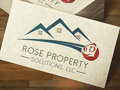 Rose Property Solutions logo logo logo design