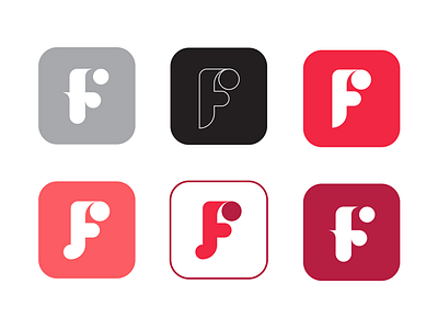 F Letter typography