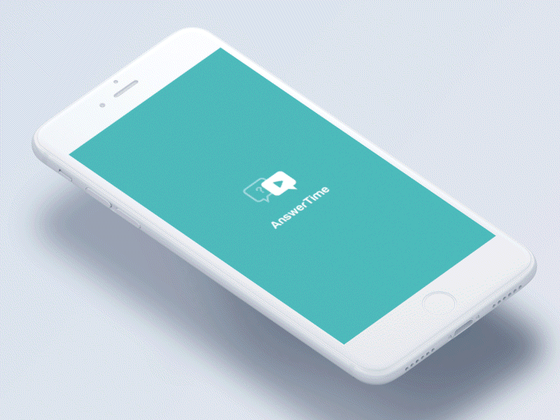 AnswerTime - Talk to your Idols and Public Persons ae after effects animation app flinto interaction interface ios transitions ui ux