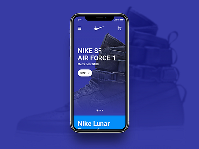 Finally got around to iPhone X design clean ios iphone x mobile nike ui visual