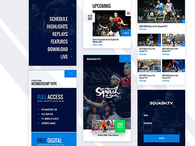 STV Mobile App app mobile squash