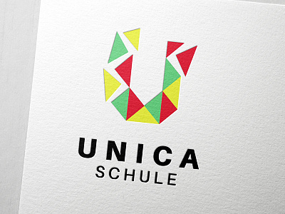 Logo Design for UNICA Schule branding colorful corporate design graphic design logo playful