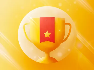 Gold Trophy gamification gold illustration illustrator photoshop trophy vector