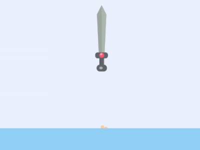 CSS Sword animation css design flat