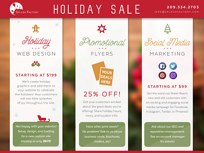 Holiday Promotion Flyer