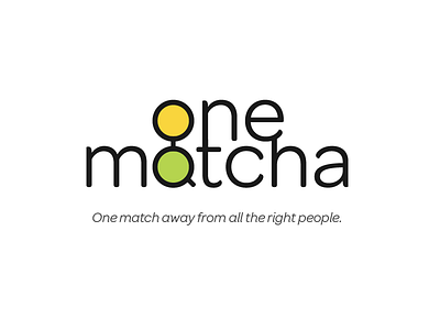 One Matcha logo brand logo